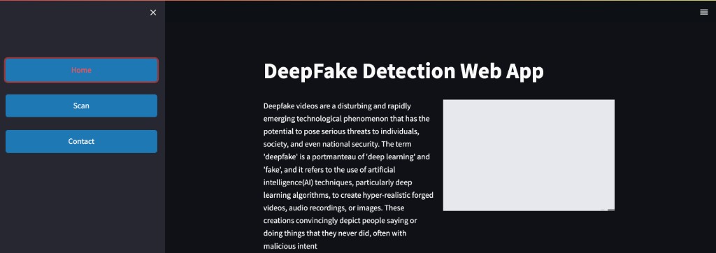 Deepfake Detection System preview